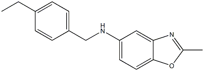 N-[(4-ethylphenyl)methyl]-2-methyl-1,3-benzoxazol-5-amine Struktur