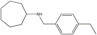 N-[(4-ethylphenyl)methyl]cycloheptanamine Struktur