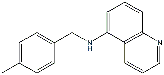 N-[(4-methylphenyl)methyl]quinolin-5-amine Struktur