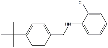 N-[(4-tert-butylphenyl)methyl]-2-chloroaniline Struktur