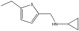 N-[(5-ethylthien-2-yl)methyl]cyclopropanamine Struktur