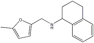 N-[(5-methylfuran-2-yl)methyl]-1,2,3,4-tetrahydronaphthalen-1-amine Struktur