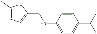 N-[(5-methylfuran-2-yl)methyl]-4-(propan-2-yl)aniline Struktur