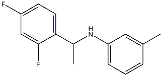 N-[1-(2,4-difluorophenyl)ethyl]-3-methylaniline Struktur