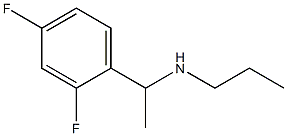 N-[1-(2,4-difluorophenyl)ethyl]-N-propylamine Struktur