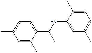 N-[1-(2,4-dimethylphenyl)ethyl]-2,5-dimethylaniline Struktur