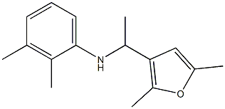 N-[1-(2,5-dimethylfuran-3-yl)ethyl]-2,3-dimethylaniline Struktur