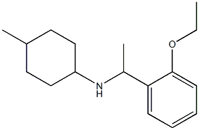 N-[1-(2-ethoxyphenyl)ethyl]-4-methylcyclohexan-1-amine Struktur