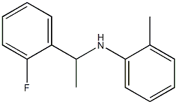 N-[1-(2-fluorophenyl)ethyl]-2-methylaniline Struktur