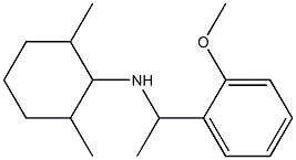 N-[1-(2-methoxyphenyl)ethyl]-2,6-dimethylcyclohexan-1-amine Struktur