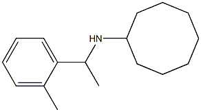 N-[1-(2-methylphenyl)ethyl]cyclooctanamine Struktur