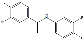 N-[1-(3,4-difluorophenyl)ethyl]-3,4-difluoroaniline Struktur