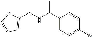 N-[1-(4-bromophenyl)ethyl]-N-(2-furylmethyl)amine Struktur