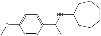 N-[1-(4-methoxyphenyl)ethyl]cycloheptanamine Struktur