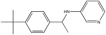 N-[1-(4-tert-butylphenyl)ethyl]pyridin-3-amine Struktur