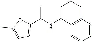 N-[1-(5-methylfuran-2-yl)ethyl]-1,2,3,4-tetrahydronaphthalen-1-amine Struktur