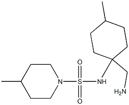 N-[1-(aminomethyl)-4-methylcyclohexyl]-4-methylpiperidine-1-sulfonamide Struktur