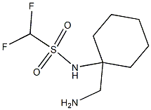 N-[1-(aminomethyl)cyclohexyl]difluoromethanesulfonamide Struktur