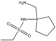 N-[1-(aminomethyl)cyclopentyl]ethane-1-sulfonamide Struktur