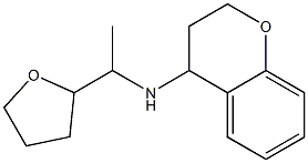 N-[1-(oxolan-2-yl)ethyl]-3,4-dihydro-2H-1-benzopyran-4-amine Struktur