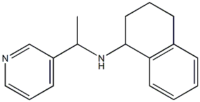 N-[1-(pyridin-3-yl)ethyl]-1,2,3,4-tetrahydronaphthalen-1-amine Struktur