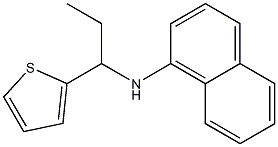 N-[1-(thiophen-2-yl)propyl]naphthalen-1-amine Struktur