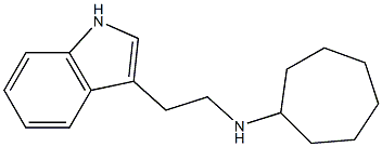 N-[2-(1H-indol-3-yl)ethyl]cycloheptanamine Struktur