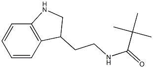 N-[2-(2,3-dihydro-1H-indol-3-yl)ethyl]-2,2-dimethylpropanamide Struktur