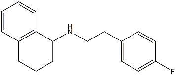 N-[2-(4-fluorophenyl)ethyl]-1,2,3,4-tetrahydronaphthalen-1-amine Struktur