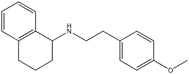 N-[2-(4-methoxyphenyl)ethyl]-1,2,3,4-tetrahydronaphthalen-1-amine Struktur