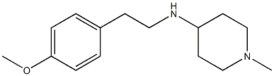 N-[2-(4-methoxyphenyl)ethyl]-1-methylpiperidin-4-amine Struktur