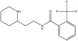 N-[2-(piperidin-2-yl)ethyl]-2-(trifluoromethyl)benzamide Struktur