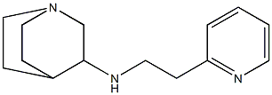 N-[2-(pyridin-2-yl)ethyl]-1-azabicyclo[2.2.2]octan-3-amine Struktur