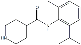 N-[2-methyl-6-(propan-2-yl)phenyl]piperidine-4-carboxamide Struktur