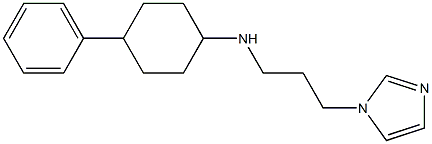 N-[3-(1H-imidazol-1-yl)propyl]-4-phenylcyclohexan-1-amine Struktur