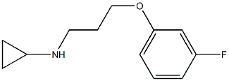 N-[3-(3-fluorophenoxy)propyl]cyclopropanamine Struktur