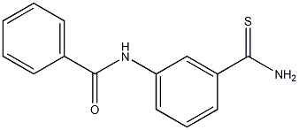 N-[3-(aminocarbonothioyl)phenyl]benzamide Struktur