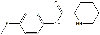 N-[4-(methylsulfanyl)phenyl]piperidine-2-carboxamide Struktur