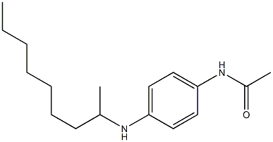 N-[4-(nonan-2-ylamino)phenyl]acetamide Struktur