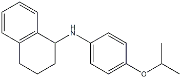 N-[4-(propan-2-yloxy)phenyl]-1,2,3,4-tetrahydronaphthalen-1-amine Struktur