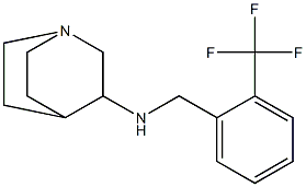 N-{[2-(trifluoromethyl)phenyl]methyl}-1-azabicyclo[2.2.2]octan-3-amine Struktur