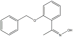 N-{1-[2-(benzyloxy)phenyl]ethylidene}hydroxylamine Struktur