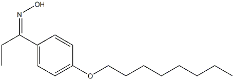 N-{1-[4-(octyloxy)phenyl]propylidene}hydroxylamine Struktur