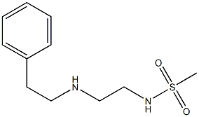 N-{2-[(2-phenylethyl)amino]ethyl}methanesulfonamide Struktur