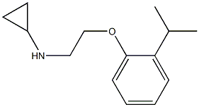 N-{2-[2-(propan-2-yl)phenoxy]ethyl}cyclopropanamine Struktur