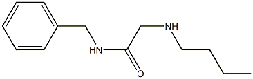N-benzyl-2-(butylamino)acetamide Struktur