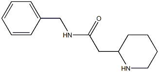 N-benzyl-2-(piperidin-2-yl)acetamide Struktur