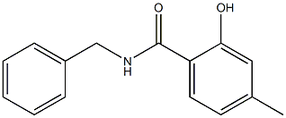 N-benzyl-2-hydroxy-4-methylbenzamide Struktur