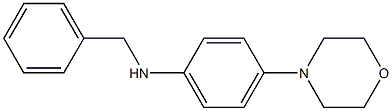 N-benzyl-4-(morpholin-4-yl)aniline Struktur