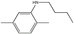 N-butyl-2,5-dimethylaniline Struktur